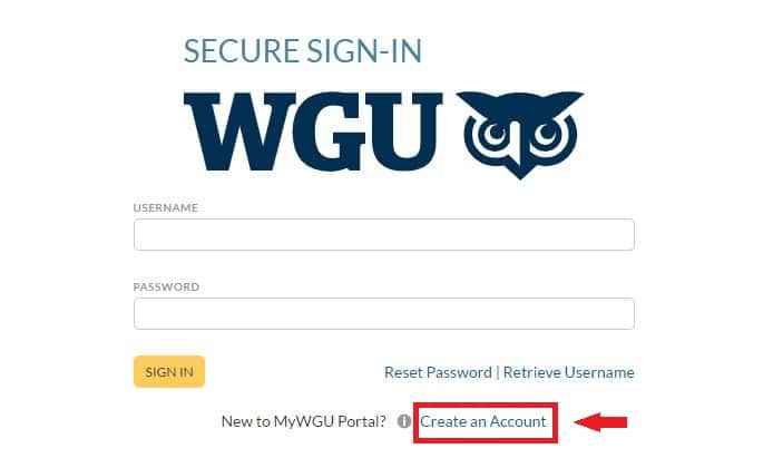 WGU Signup