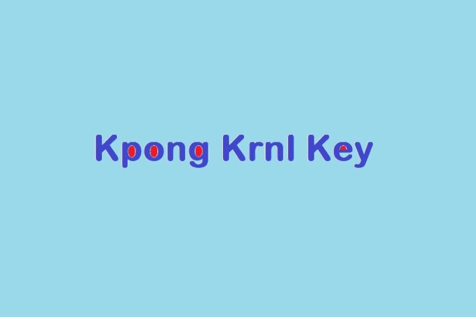 Kpong Krnl Key