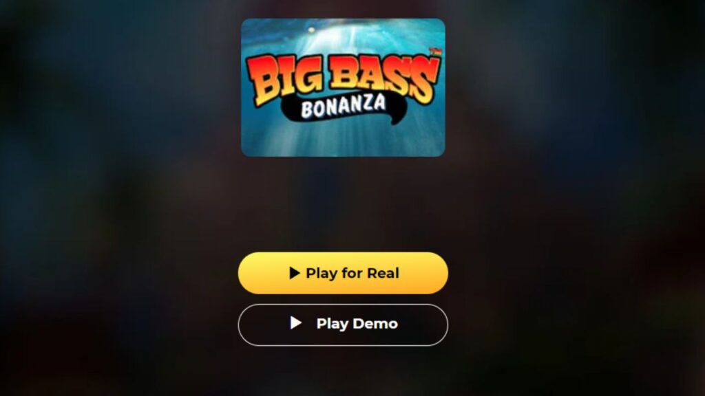 How To Play Big Bass Bonanza