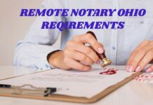 remote notary Ohio requirements