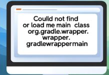 error: could not find or load main class org.gradle.wrapper.gradlewrappermain