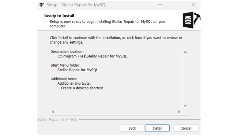 Stellar Repair for MySQL