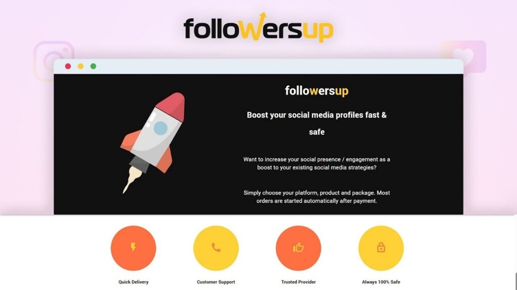 FollowersUp – Likes for Multi-Platform Creators