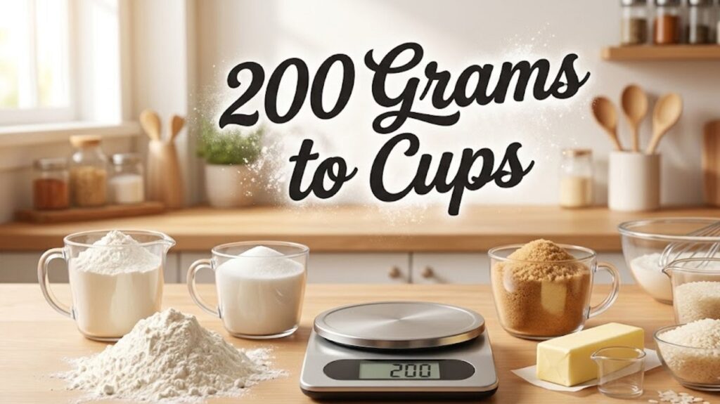 200 Grams to Cups